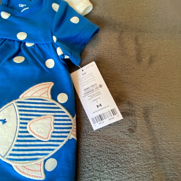 NWT - Carter’s 3 piece, baby set. 3months - Picture 4 of 5